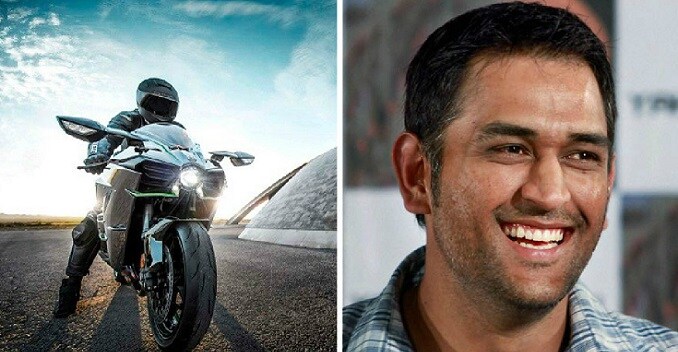 MS Dhoni Adds Kawasaki Ninja H2 to His Bike Collection MS Dhoni Adds Kawasaki Ninja H2 to His Bike Collection