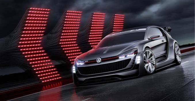 The trend of launching virtual cars is catching up and it's Volkswagen now, who has gone ahead and officially unveiled the GTI Supersport Vision Gran Turismo for the GranTurismo 6 game. The company is expanding its GTI fleet and we'll see this car on the virtual race circuit.