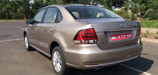 Volkswagen Vento rear profile