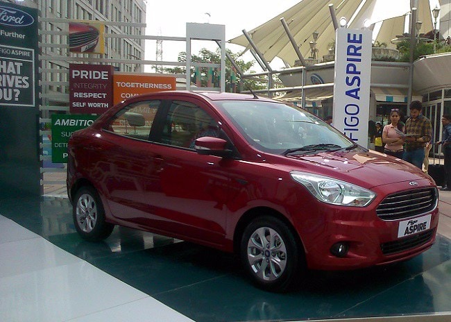 Ford Figo Aspire side profile