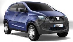 Renault Kayou aka XBA Small Car Rendered