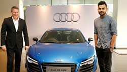 Virat Kohli Takes Delivery of the Fastest Audi Ever