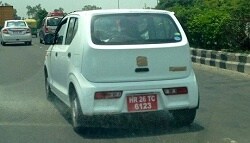 Japanese Suzuki Alto Spotted Testing in India