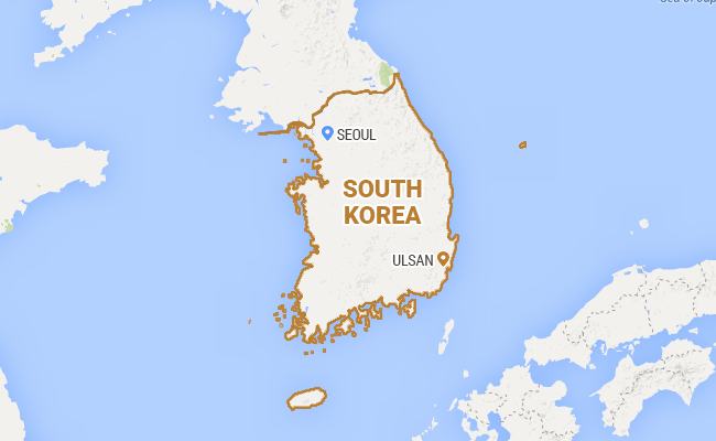 South Korea Map Ulsan