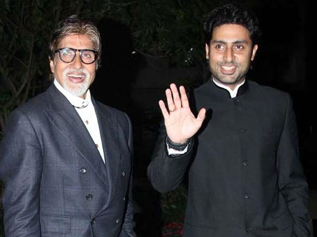 Image result for amitabh and abhishek bachchan
