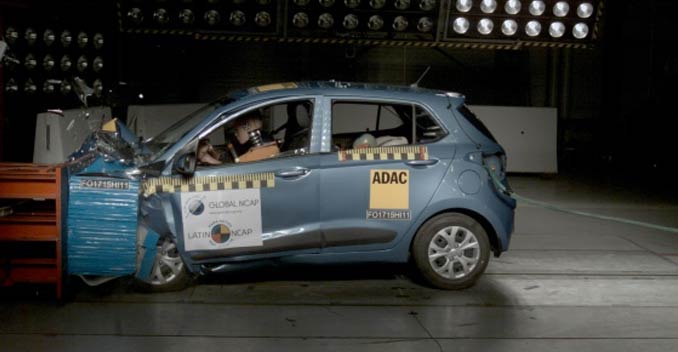 We've seen a host of changes implemented by automotive manufacturers in India post the Global NCAP findings about the safety of cars. We thought our woes were over but, now, the Latin NCAP subjected the made-in-India Hyundai Grand i10 to crash tests and the result sees it getting a zero star rating.