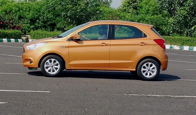 New Ford Figo side profile