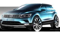 Next-Gen Volkswagen Tiguan's Sketch Revealed
