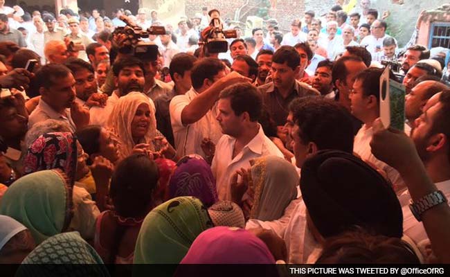 Rahul Gandhi Blames Death of Dalit Children in Haryana on PM's 'Attitude'