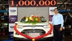 One Millionth Vehicle and Engine Produced at Ford India's Chennai Facility