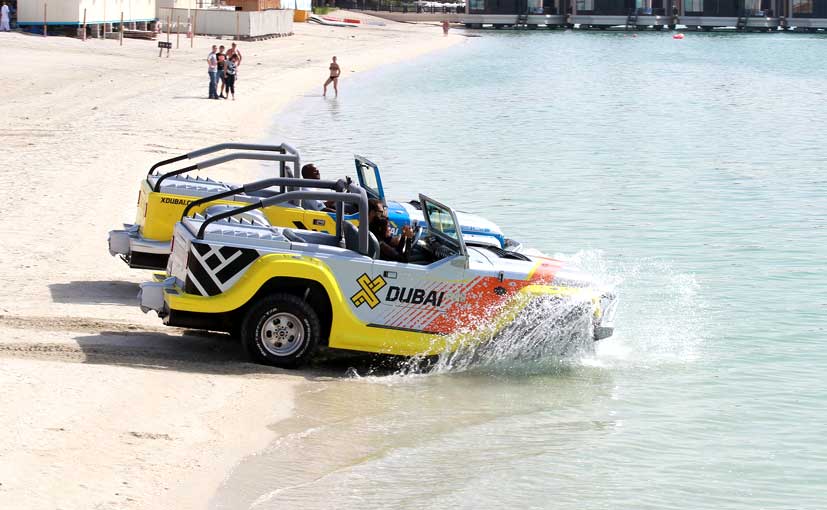 Amphibious supercars in Dubai Motor Festival (DMF) 2015