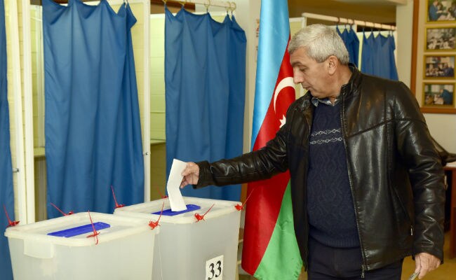 Azerbaijan President Cements Power in Boycotted Parliamentary Polls