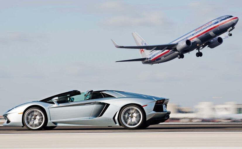 Lamborghini Aventador Roadster Side Profile