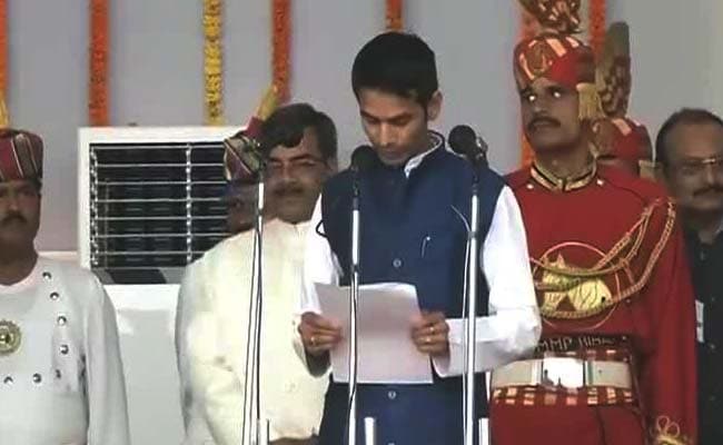 Tej Pratap Yadav, Lalu Yadav's Debutant Son, Repeats Oath After Flub