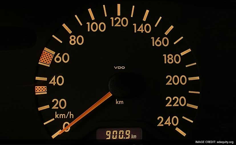 Car speedometer