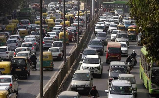 Traffic chaos in Delhi as  protesting cabbies block major roads as they protest against diesel vehicles being impounded as per the new rule - India Today
