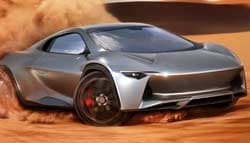 Bugatti-Powered Off-Road Hypercar Proposed by Italian Design House