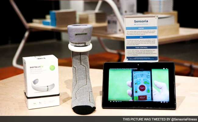 The new SenseGo socks can alert diabetics to areas of pressure anywhere on their feet