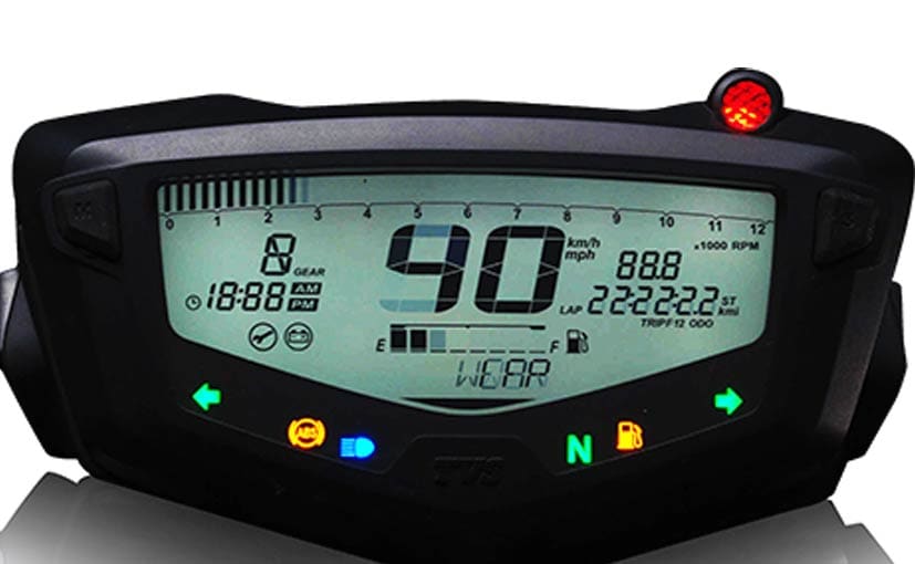 TVS Apache RTR 200 4V Instrument Cluster