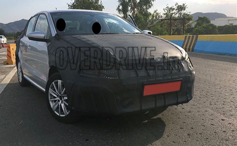 Volkswagen's upcoming sub-compact sedan, that is rumoured to have been christened Ameo, was recently spotted on test rounds in India.