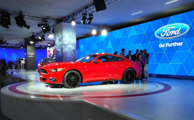 Ford Mustang at Auto Expo 2016