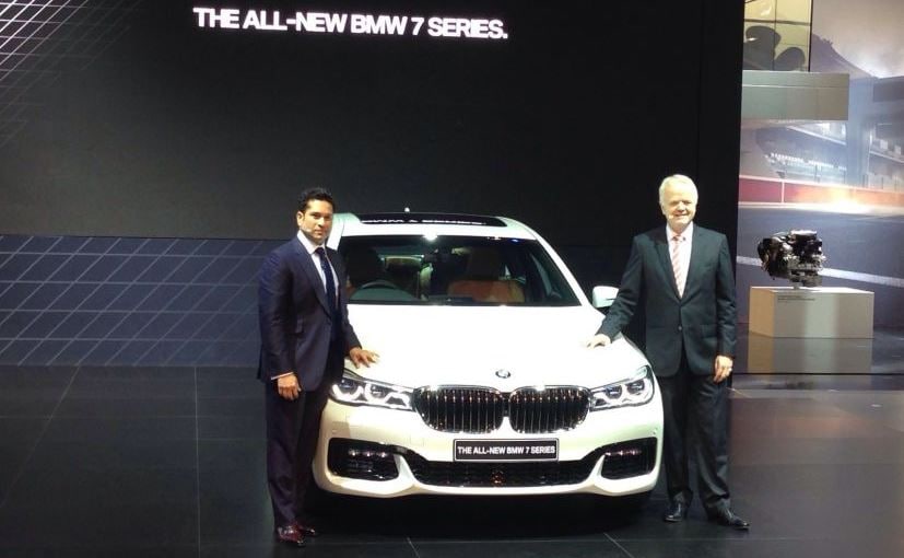Sachin Tendulkar launches the new BMW 7 Series
