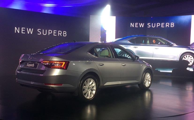 New Skoda Superb Rear