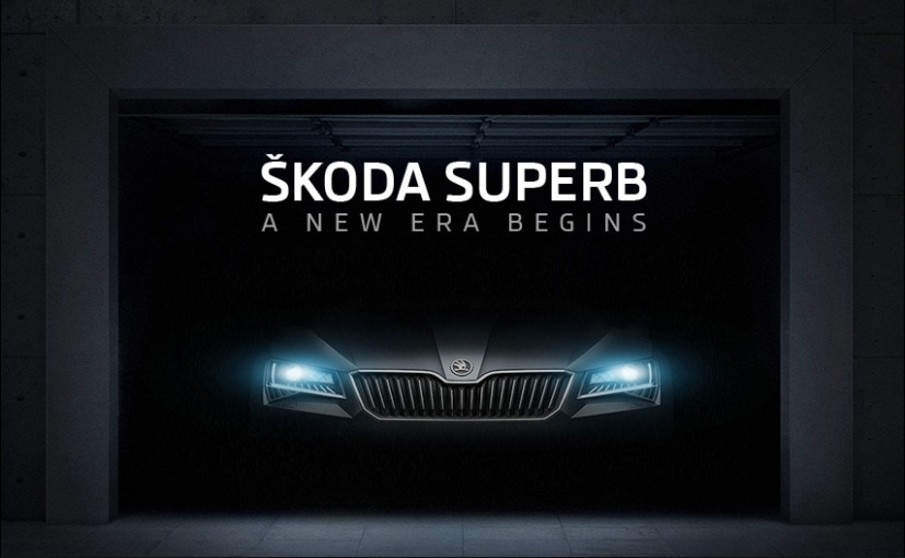 Skoda Superb to Launch on February 23, 2016 Skoda Superb to Launch on February 23, 2016