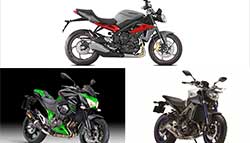 Yamaha MT-09 vs Kawasaki Z800 vs Triumph Street Triple: Specifications Comparison