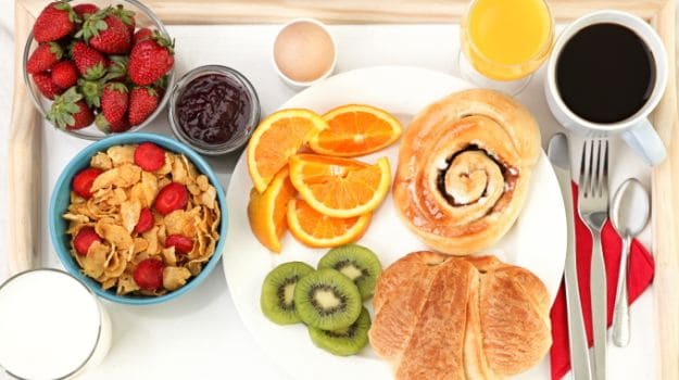 Big Breakfast Diet Sample Menu