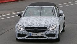 Mercedes-AMG C63 Cabriolet Spotted; Debut at New Your Auto Show