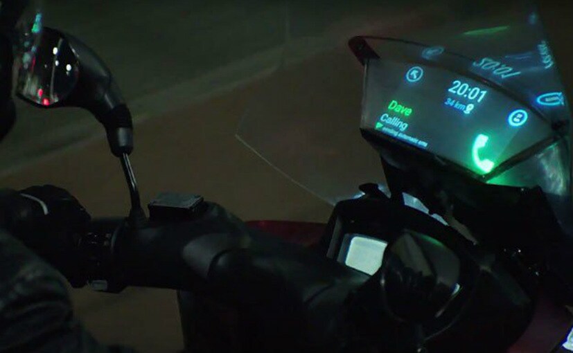 Samsung and Yamaha Develop Smart Windshield Concept