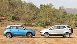Comparison Review: Maruti Suzuki Vitara Brezza vs Ford EcoSport vs Hyundai Creta