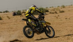 CS Santosh Wins Desert Storm for Suzuki in Moto Class