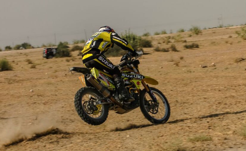CS Santosh Wins Desert Storm for Suzuki in Moto Class