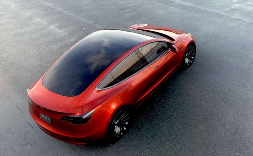 Tesla Model 3 Top View