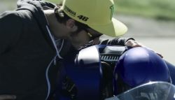 Valentino Rossi Meets the Yamaha Motobot
