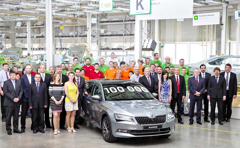 Skoda rolled out 100,000 units of the third generation Superb since March 2015.