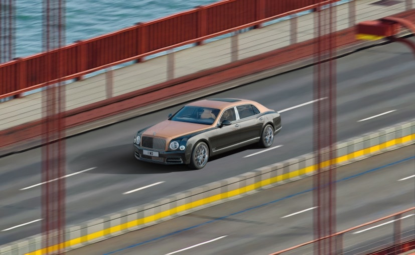 Bentley Mulsanne on Golden Gate Bridge
