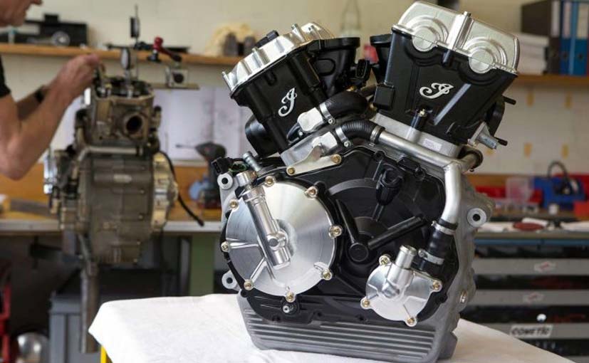 750cc V-Twin liquid-cooled engine