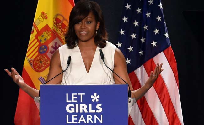 Michelle Obama 'Proud' That A Woman May Be Elected US President