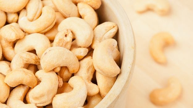 Cashewnuts are good sources of fibers
