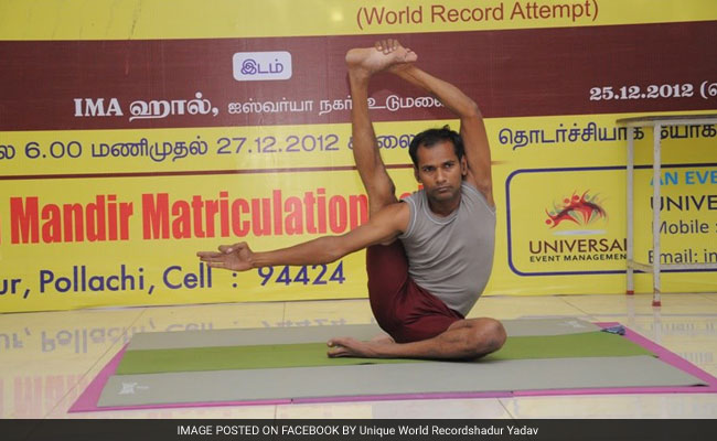 Man Performs Yoga For 69 Hours Aiming To Enter Record Book