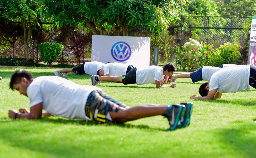 VW Vento Cup Drivers at Fitness camp