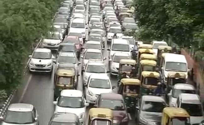 Delhi Crippled By Traffic Jams Again As Rain Pounds City