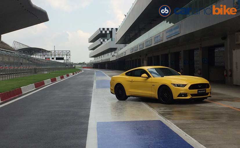 Ford Mustang On the Track