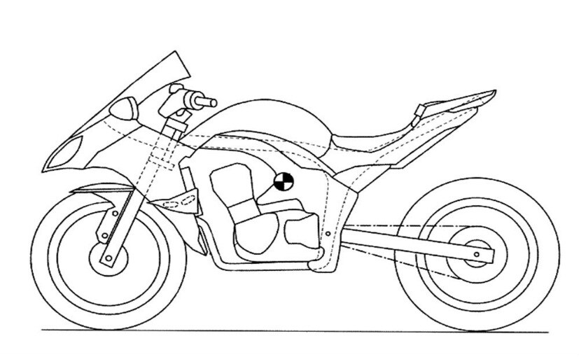 New Kawasaki Ninja 1000 Patent Drawing