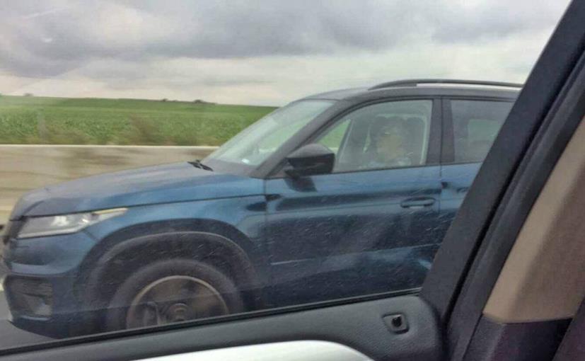 Skoda Kodiaq Spotted Testing Ahead Of Its Official Debut Next Month ...