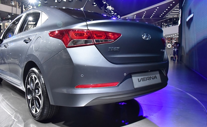 2017 Hyundai Verna Rear Profile