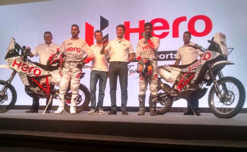 Hero Motosports Team Announces Entry To Dakar 2017 With CS Santosh Hero Motosports Team Announces Entry To Dakar 2017 With CS Santosh